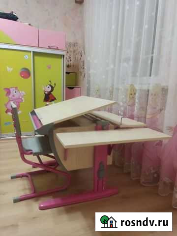 Растущая парта Деми 75 см +стул растущий Белгород - изображение 1