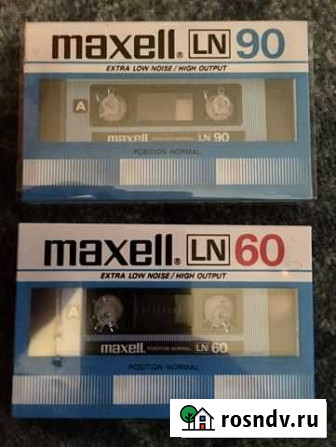 Аудиокассеты maxell ln 90/ln60 Красногорск - изображение 1