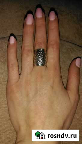 Широкое кольцо серебро на любой размер Воронеж - изображение 1