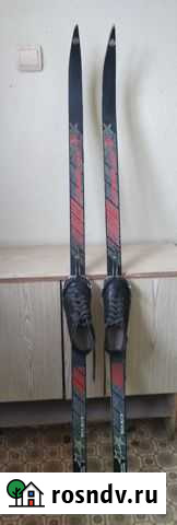 Лыжи деревянные подростковые 160см Тула - изображение 1