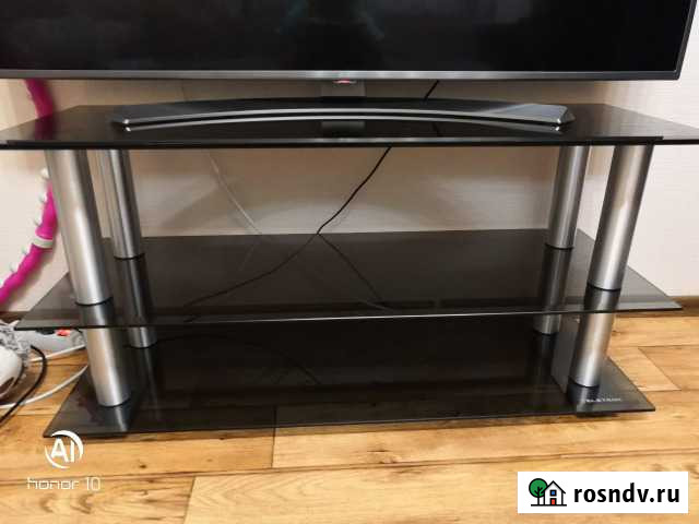 Журнальный стеклянный столик под тв Лянтор - изображение 1