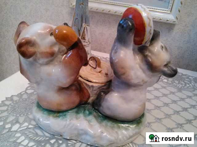 Чернильница медвежата- сладкоежки. лфз Ульяновск - изображение 1