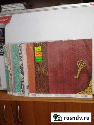 Бумага для скрапбукинга 30х30 Ижевск - изображение 1