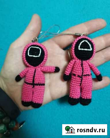 Брелок игра в кальмара ручной работы Уфа - изображение 1