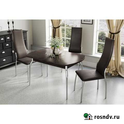 Стол кухонный Рио раздвижной Венге Калуга - изображение 1