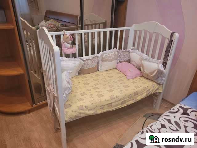 Детская кроватка с маятником Старый Оскол - изображение 1