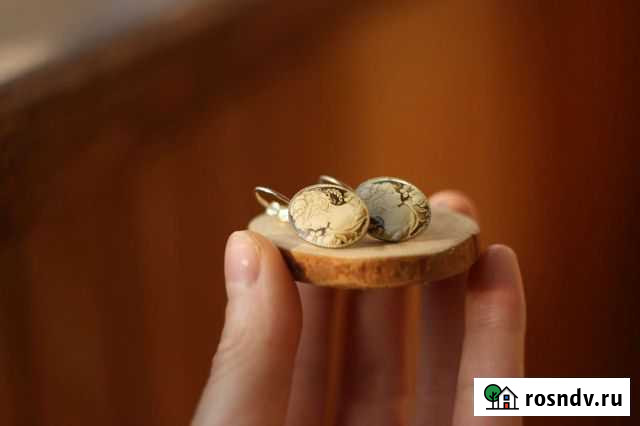 Серьги бижутерия ручной работы Рязань - изображение 1