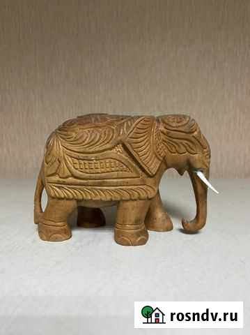 Статуэтка Слон из дерева Шри-Ланка Краснодар - изображение 1