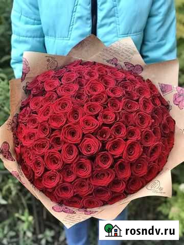 101 роза Цветы Тольятти - изображение 1
