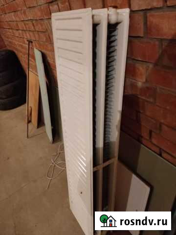 Радиатор отопления бу 120х30 Рязань - изображение 1