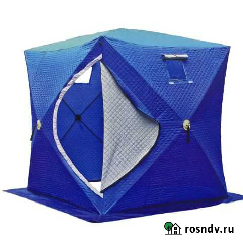 Палатка для зимней рыбалки куб 240х240х210 утеплен Чита - изображение 1