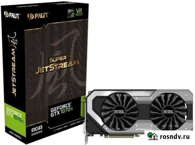 Видеокарта GTX 1070 ti palit jetstream Усолье-Сибирское - изображение 1