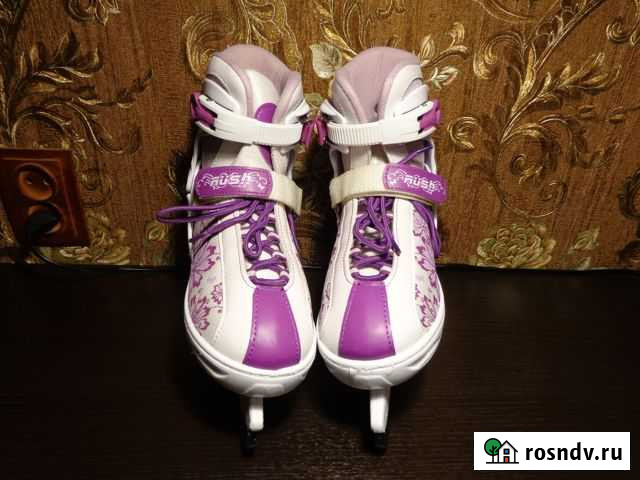 Коньки детские раздвижные Омск - изображение 1