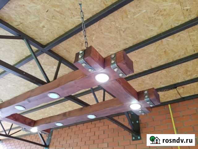 Люстра деревянная Белгород - изображение 1