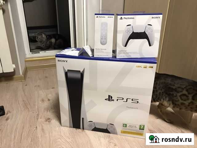 PS5 + геймпад + пульт Великий Новгород - изображение 1