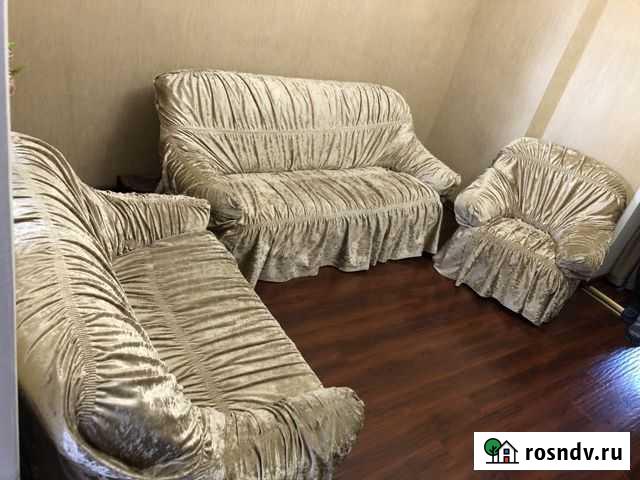 Кожаный диван и кресло с чехлами Владикавказ - изображение 1