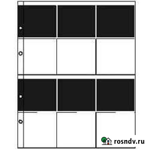 Листы 200x250 мм, на 6 ячеек для медалей и наград Нижний Новгород - изображение 1