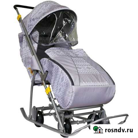 Санки коляска снежинка универсал Арзамас - изображение 1