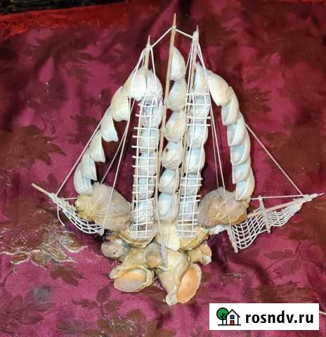 Корабль из ракушек для аквариума или как сувенир Малая Вишера - изображение 1