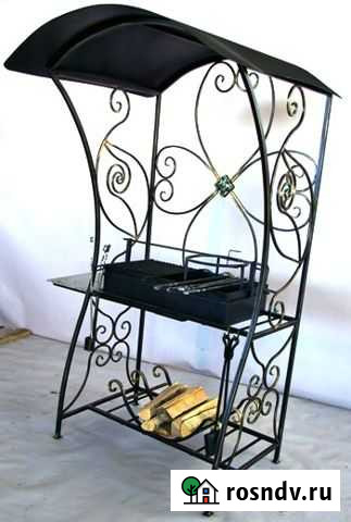 Кованый мангал с крышей мр-дч Ярославль - изображение 1