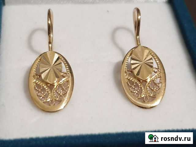 Золотые серьги Барнаул - изображение 1