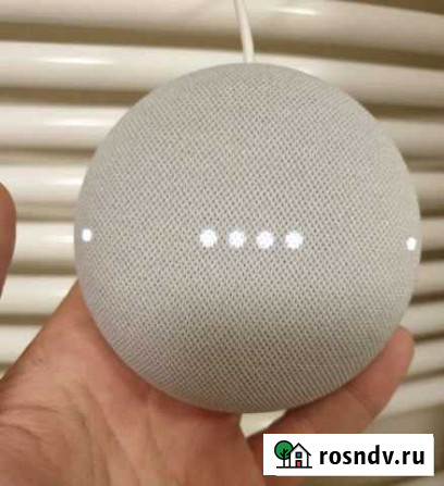 Google home mini пепельная бу в отличном состоянии Чебоксары - изображение 1