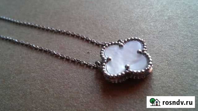 Колье Перламутр, серебро 925 (новое) Италия Уфа - изображение 1