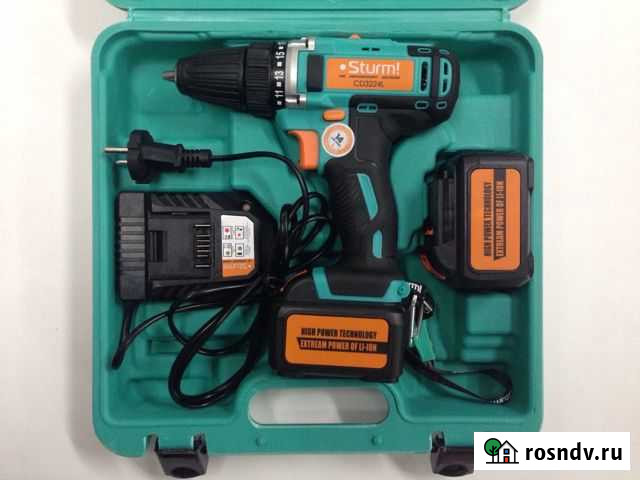 Шуруповерт 24В, 2 акк Li-Ion 2Ач, 2 скорости, кейс Павлово - изображение 1