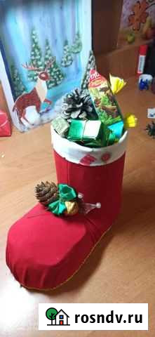 Новогодний сапожок (новогодняя поделка) Нальчик - изображение 1