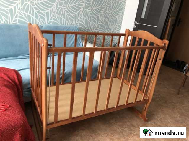 Кроватка+матрас Набережные Челны - изображение 1