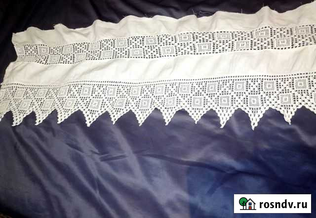 Кружево двойное Старая работа 40-50-е Подзор Нижний Новгород - изображение 1