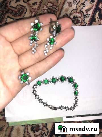 Серебряный комплект 925 Махачкала - изображение 1