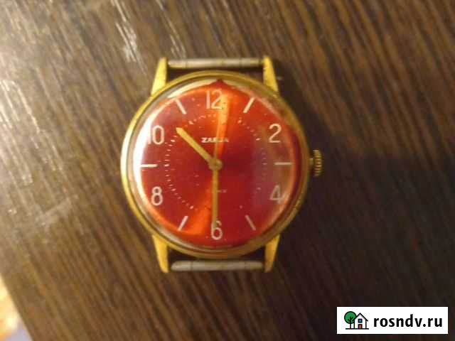 Часы позолоченные заря 17 камней противоударные,au Яшкино - изображение 1