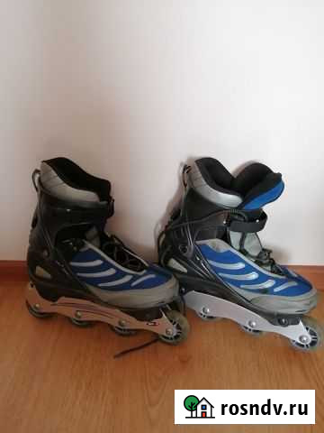 Роликовые коньки, б/у разм.44 Пятигорск - изображение 1