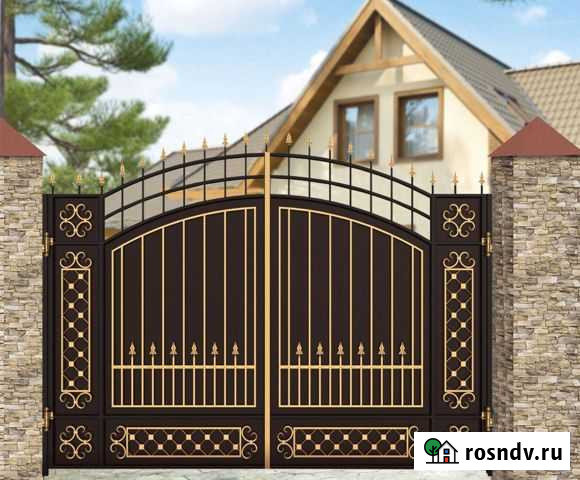 Изготовление ворот, бронь дверей, решеток, навесы Самарское - изображение 1