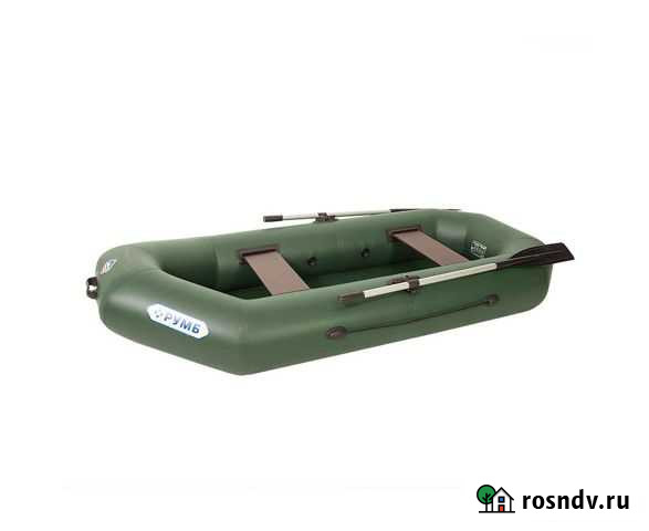 Лодка гребная румб 240 зеленый Касимов - изображение 1