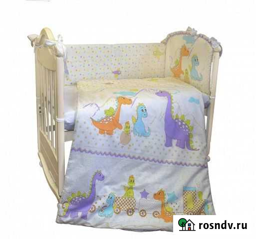 Комплект в кроватку из 6 предметов Дино Тула - изображение 1