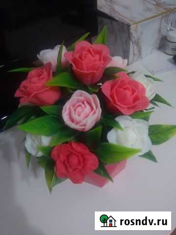 Букет цветы из мыла Великий Новгород - изображение 1