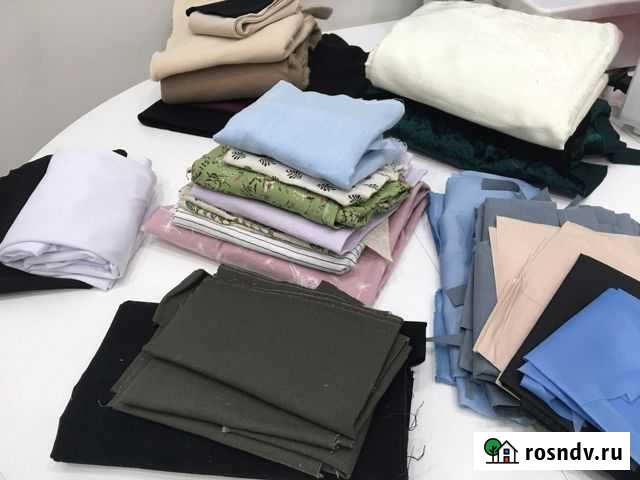 Лоскут, отрезы тканей, остатки кроя, кукольные отр Киров - изображение 1