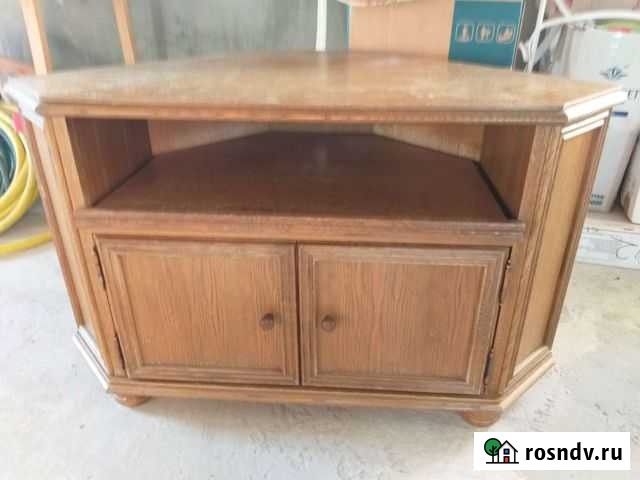 Тумба под телевизор раз.105 см. 55см угловая Барнаул - изображение 1