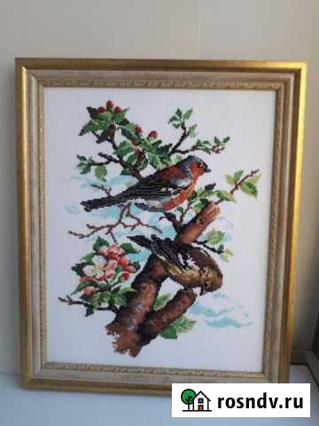 Вышивка крестом картина. Ручная работа Кострома - изображение 1