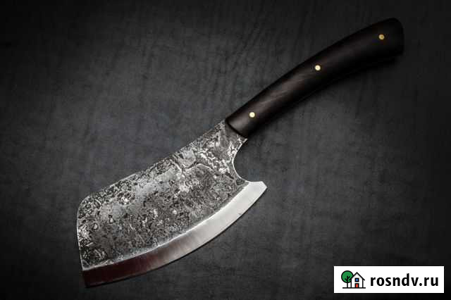 Тяпка-топорик 02 из кованой стали Х12мф Елец - изображение 1