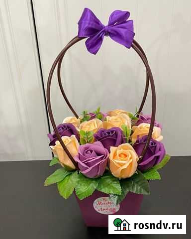 Розы на день мам, мыльные Набережные Челны - изображение 1