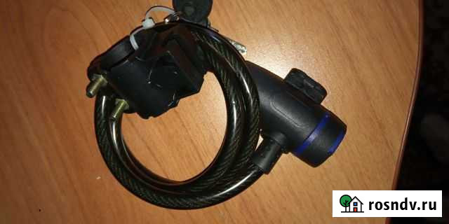 Замок-трос для велосипеда с креплением на раму Торжок - изображение 1