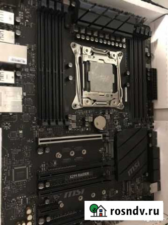 X299 Msi Raider+i5-7640x Soc2066+Кулер deepcool Ульяновск - изображение 1