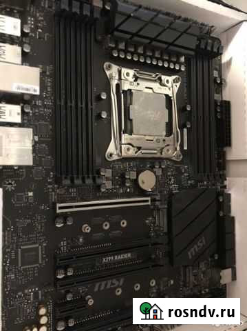 X299 Msi Raider+i5-7640x Soc2066+Кулер deepcool Ульяновск - изображение 1