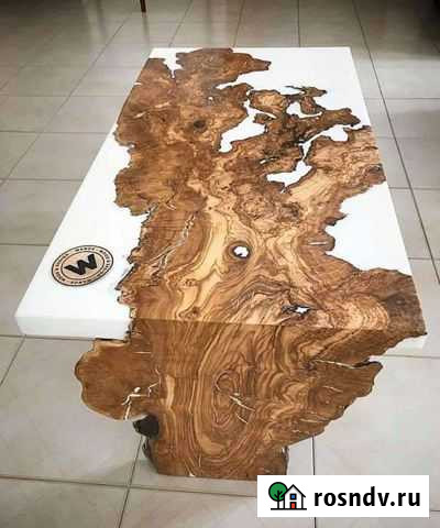 Мебель из массива дерева и эпоксидной смолы Уфа - изображение 1