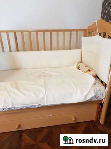 Детская кровать с маятником и ящиком Ростов-на-Дону - изображение 1