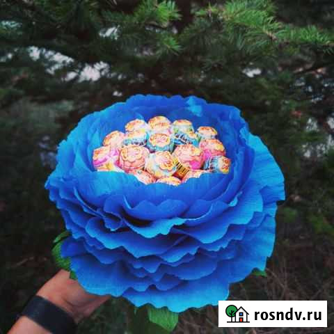 Подарочный Пион со сладостями Владивосток - изображение 1