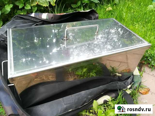 Долговечная коптильня из нержавейки 2мм Павловский Посад - изображение 1